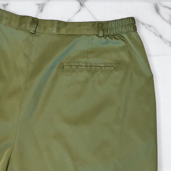 Vintage Lily's of Beverly Hills Green Shorts Plus Sz 18 Golf High Waist Pockets - Picture 8 of 9